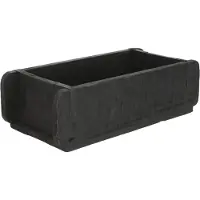 Novaliv Holzkiste Vintage Schwarz 30 x 15 x 10 cm Alte Ziegelform Holz EIN KAMMER Allzweckkiste aus recyceltem Altholz Jede Form EIN Unikat - Geschenkkiste
