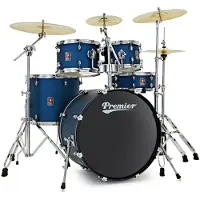 Premier Revolution 22" 5er-Schlagzeug-Bundle Blue Stardust