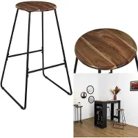Home Deco Factory Barhocker aus Akazienholz in Braun