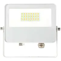 Beneito Faure SKY 20W LED-Außenstrahler mit CCT-Schalttechnologie (3000K/4000K/5000K), 115° Abstrahlwinkel, weißes Aluminiumgehäuse -