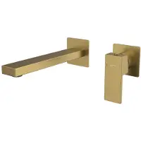 Sapho CUBEMIX 2 Loch-Waschtischarmatur, Gold matt