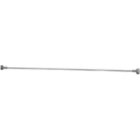 Dusbad Wandanschluss-Set - Stabilisator für Duschkabine/ Duschabtrennung Glas/Wand 1200mm, chrom