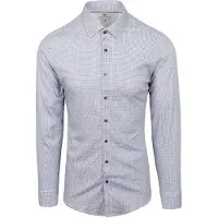 Desoto Hemd Druck Blau