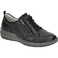 Waldlaufer M Damenschuhe - bequeme Slipper - Halbschuhe schwarz Freizeit