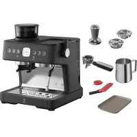 Electrolux E8EC1-8BP, Espressomaschine, 3 l, Kaffeebohnen, Gemahlener Kaffee, Eingebautes Mahlwerk, 2200 W, Schwarz