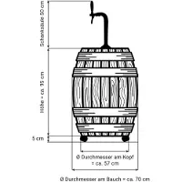 Ich-zapfe Komplett Set - Zapfanlage, Bierzapfanlage, Mobile Bierbar - BARRIQUE, Zapfkopf: Korb