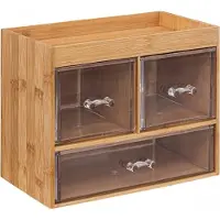 5 Five Selena Bambou 3-Schubladen-Organizer-Box