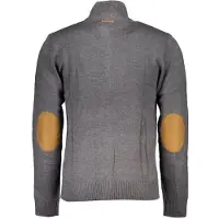 Gianmarco Venturi Grauer Baumwoll-Pullover