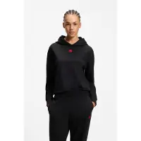 HUGO für Damen. 50556816 Signature Sweatshirt schwarz (L), Heimtextilien, Baumwolle, Langarm