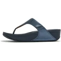 Original Brands FITFLOP FitFlop Lulu Leder-Zehenriemchen BLAU 36