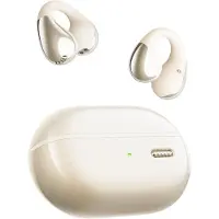 Soundpeats PearlClip Pro Clip On Open Ear Bluetooth 5.4 Kopfhörer, ganztägiger Komfort, Filmmodus 3D-Klang, Dynamischer EQ, 12mm Treiber, IPX5, 24Std Akk