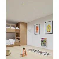 Beneito Faure Pulcom R 8W 38° LED-Einbaustrahler mit CCT-Switch-Technologie 2700K/3200K/4000K, mattweiße Ausführung für Innenräume -