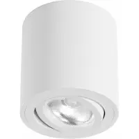 Beneito Faure One Surface 50 mm GU10 LED-Einbaustrahler, Mattweiß, IP20, 360° schwenkbar, 45° neigbar, für den Innenbereich -