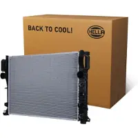 Hella 8MK 366 301-041 Kühler Wasserkühler Motorkühler passend für MERCEDES-BENZ E-Klasse Limousine (W211) E-Klasse T-modell (S211) CLS (C219)