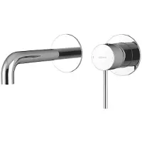Sapho ULTRAMIX 2-Element Waschbeckenarmatur, Auslauf 20cm, Chrom