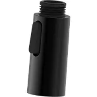 Sapho FLAWO Küchenarmatur - Ausziehbare Brause 1/2", 2 Funktionen, schwarz matt