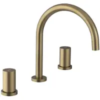 Sapho ULTRATAP 3-Loch Waschtischarmatur, Gold matt
