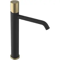 Sapho ULTRATAP Waschtischarmatur, Schwarz matt/Gold matt