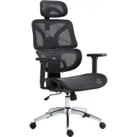 CLP Bürostuhl Deshler höhenverstellbar drehbar und ergonomisch schwarz