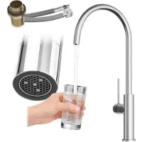 Granitan | PRESTIGE SLIM - Küchenarmatur - 360° schwenkbar - Chrom - Keramikkopf
