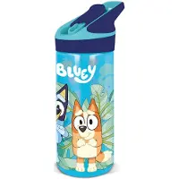 Stor Trinkflasche "Bluey" in Hellblau - 620 ml - onesize