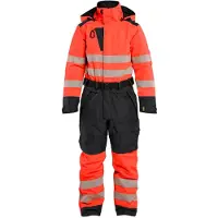 Blakläder Damen High Vis Winter Overall 6726, Farbe:High Vis Rot/Schwarz, Größe:XL