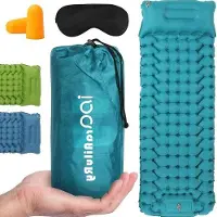 Markenlos Isoliermatte Ultralight mit Kissen - Camping Outdoor Strand Wandern - Tragbar