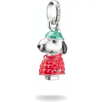 Thomas Sabo Charm-Anhänger Snoopy Winterjacke PEANUTS Connect Silber