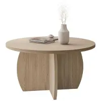 Mirjan 24 Couchtisch Tamisa, Wohnzimmer Kaffeetisch (Farbe: Eiche Cremona)