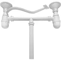 A&n&a aqualine Aqualine Siphon für Spülen AQ8146B