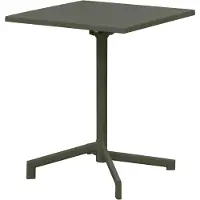 Ebuy24 Adam Garten-Cafétisch 60x60 cm klappbar grün.