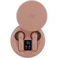 TNB T'nb Shiny 2 TWS Kabellose Ohrhörer – Inklusive Ladecase – Bluetooth – 20 Stunden Akkulaufzeit – Touch-Steuerung – Pink