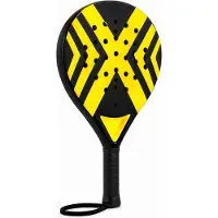 TK Gruppe Padel Schläger Padelschläger Set für Anfänger & Fortgeschrittene – Tennis Schläger Erwachsene Profi Racket (Gelb)