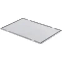 Alutec Deckel zu Eurokasten Industrie Behälter grau 600x400mm