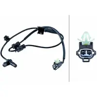 Hella ABS Sensor Raddrehzahl Vorne Links für HYUNDAI SONATA VI (YF) 6PU 358 268-211