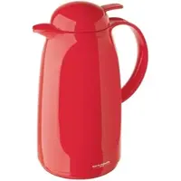 Helios Isolierkanne 1l RELAX PUSH Kunststoff rot, 1 Stück
