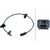 Hella ABS Sensor Raddrehzahl Hinten Links für HONDA CIVIC VIII Stufenheck (FD, FA) 6PU 358 252-951