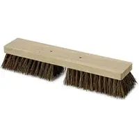 Nölle Profi Brush Bürsten- und 18x Dachstuhlbürste Bassine 40 cm – Leistungsstarke Reinigungsbürsten, Holzbreite 400 mm, Farbe Natur