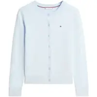 Tommy Hilfiger Strickjacke WW0WW42370 Himmelblau Regular Fit