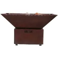 Grill'Chic Feuerschale Mini Cevenol Corten Carre 62 Simple Cuve