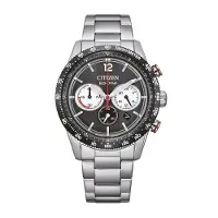 Citizen CA4714-55E Eco-Drive Herrenuhr Racing Chronograph Stahl/Schwarz