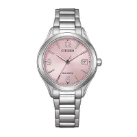 Citizen FE6121-67X Eco-Drive Solaruhr für Damen Stahl/Rosafarben
