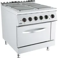 CombiSteel Base 900 Elektroherd 4 Platten Mit El. Backofen