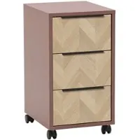 Schildmeyer Möbelpartner Rollcontainer »Piazza« lila, 32.6x59.7x39.1 cm