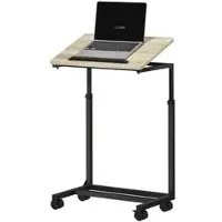 MODFU Klapptisch mit X-förmigen Beinen,Küchentisch beidseitig ausziehbar,Wohnzimmertisch für Küche und Wohnzimmer,Tischplatte in Holzoptik,Schwarz