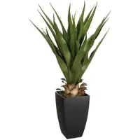 Wellhome - Künstliche Palme im Topf, 56 x 54 x 71 cm