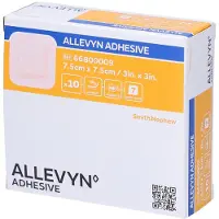 Allevyn Adhesive 7,5x7,5 cm haftende Wun 10 St