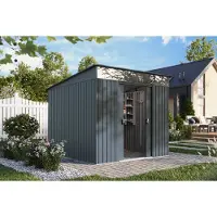 Pergart , Gerätehaus "Lübeck 88", anthrazit, 5,02 m²