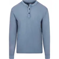 Superdry Lite Textured Grandad Langarm-t-shirt