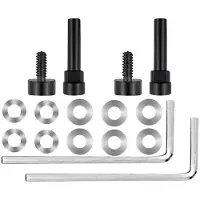 INF Scharnierschrauben Set für Bose QC35/35 II/45/SE Kopfhörer Reparatur Schwarz